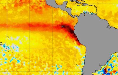 Novo pulso de águas quentes potencializa chance de Super El Niño com intensificação nos próximos meses
