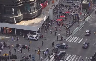 Tiroteio na Times Square provoca pânico e deixa uma pessoa ferida em Nova York