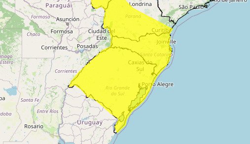 Rio Grande do Sul está em alerta para chuvas intensas nesta quinta-feira | abc+