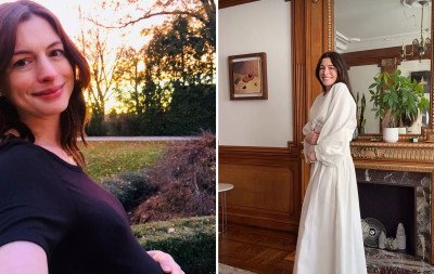 Anne Hathaway anuncia nova gravidez em vídeo fofo nas redes sociais