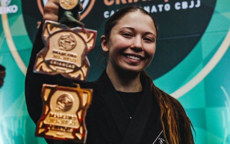 Isabela Klein de Morais conquistou o bicampeonato brasileiro de jiu-jitsu | abc+