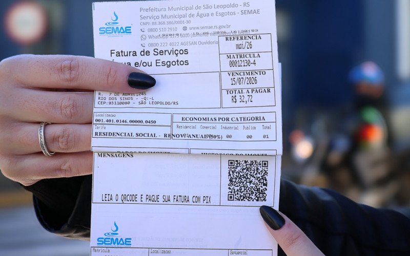 Faturas do Semae podem ser pagas via PIX novamente
