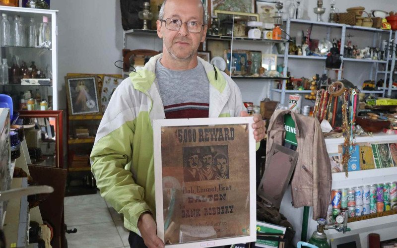 Proprietário do Âncora Antiquário, Paulo Eduardo Gayger