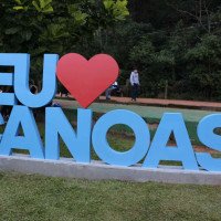 Canoas inaugura monumento "Eu Amo Canoas" em festa pelos 87 anos