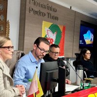 PSB oficializa Vinícius Bondan na presidência do partido em Novo Hamburgo; vereador do PP acompanha posse