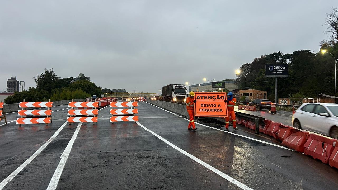 BR-116: Obra do segundo t&uacute;nel no trecho de Novo Hamburgo &eacute; conclu&iacute;da e tr&acirc;nsito deve ter mudan&ccedil;as para segunda etapa; entenda