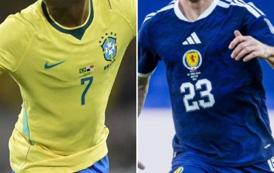 Brasil x Escócia: Onde assistir ao jogo pela Copa do Mundo nesta quarta-feira (24)