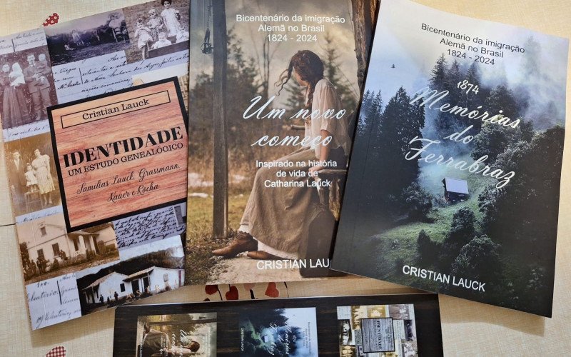 Cristian Lauck é autor de três outras obras sobre a relação entre o conflito Mucker e a história de sua família