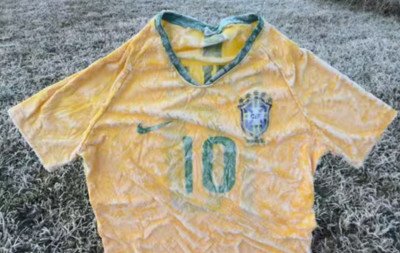 Frio de quase -6°C em pico de onda polar congela camiseta do Brasil em dia de jogo contra Escócia na Copa do Mundo