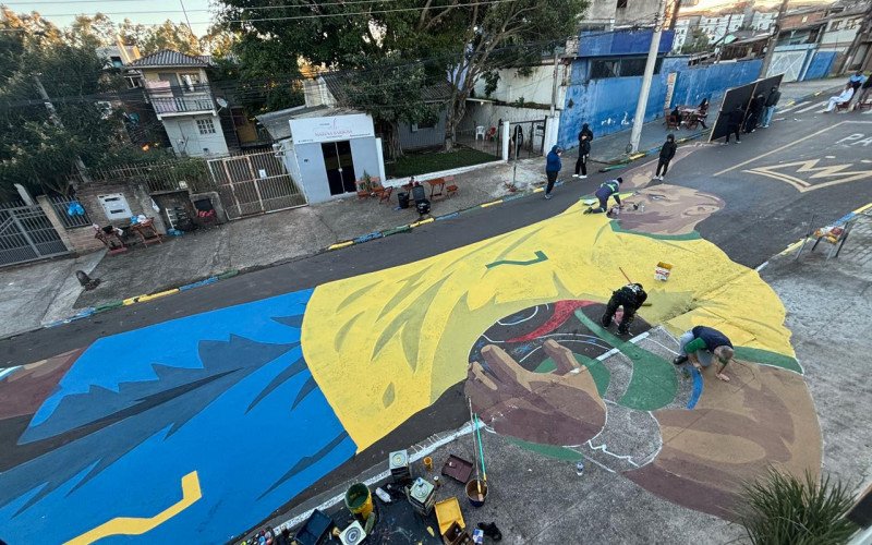 Vinícius Júnior é o novo nome a ganhar as ruas de Novo Hamburgo em forma de arte | abc+