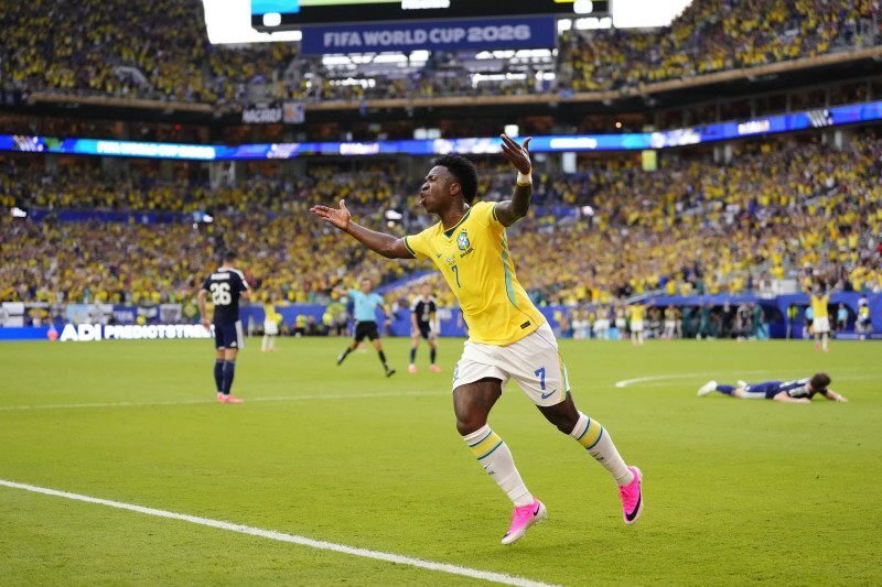 Vini Jr. baila em cima da Escócia, e Brasil passa em primeiro no Grupo C da Copa do Mundo | abc+