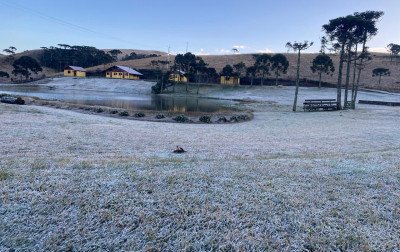 Rio Grande do Sul completa uma semana abaixo de 0°C com marcas de até -5,7°C