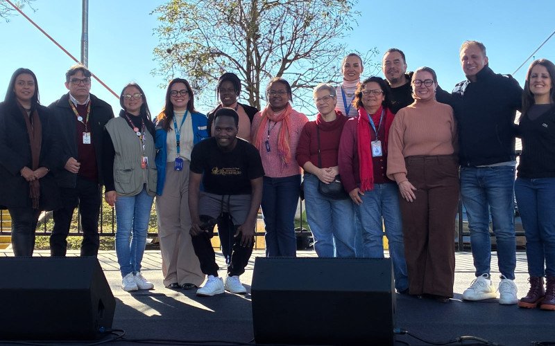 Praça do Imigrante recebeu programação da Segunda Semana do Migrante e Refugiado de São Leopoldo
