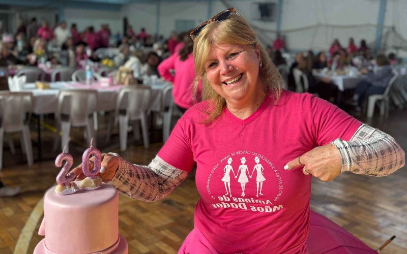 Lisete Thomazi faz parte do grupo h&aacute; cinco anos