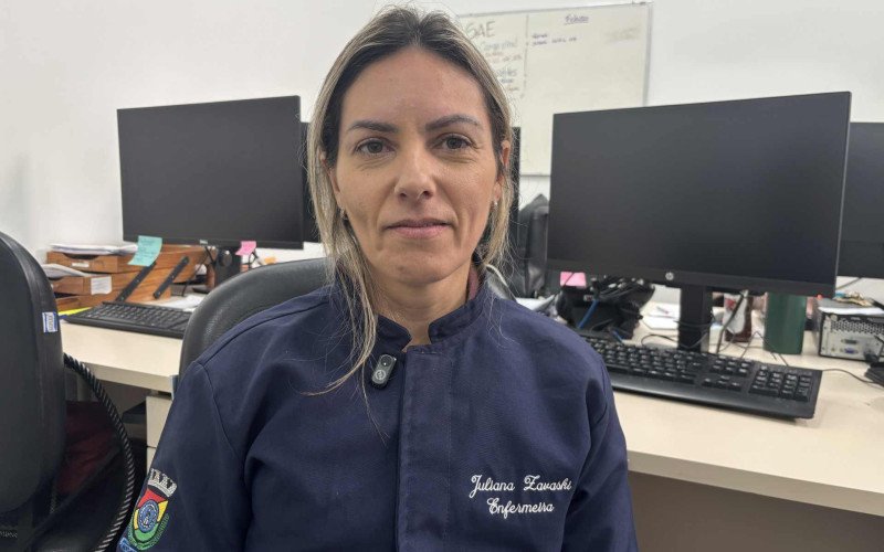 Juliana Zavaski, coordenadora das Imuniza&ccedil;&otilde;es, acredita que o frio pode ter inibido o p&uacute;blico