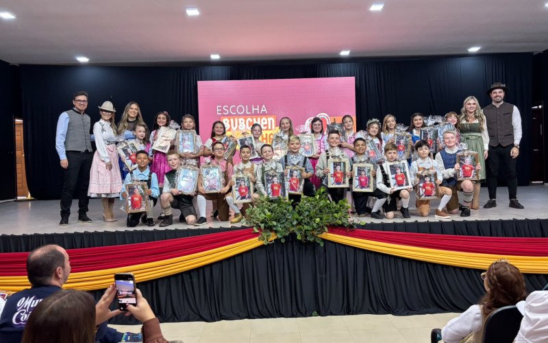 Evento de escolha do Bubchen e da Mädchen da 37ª Oktoberfest de Igrejinha