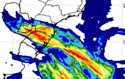 Alerta: Ciclone e frente fria estacionária ameaçam o Sul com chuva que pode passar de 200 mm e granizo