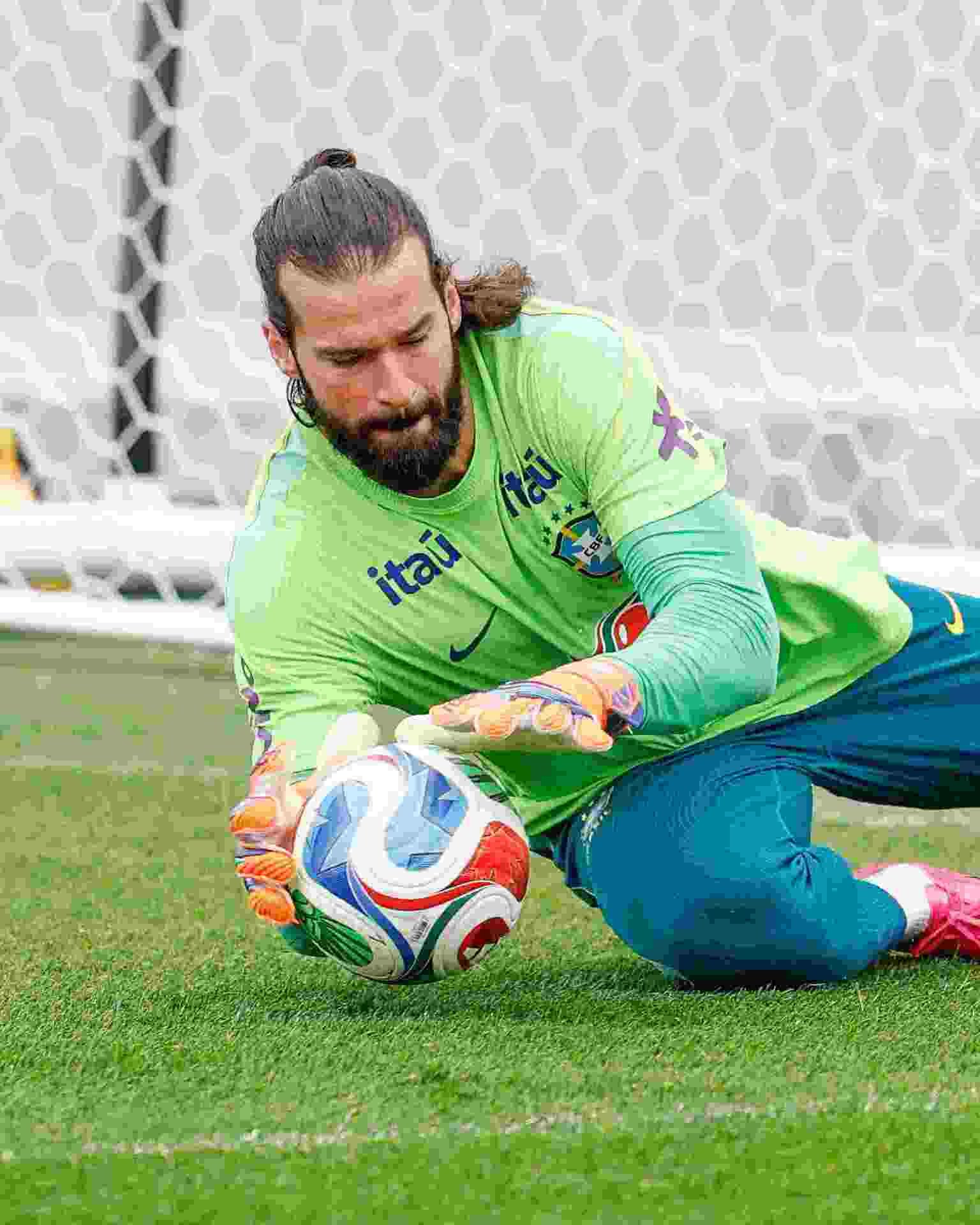 O goleiro Alisson completa  nesta segunda-feira 13 jogos pela seleção em Copas, tornando-se o quarto goleiro com mais atuações em Mundiais, só atrás de Taffarel (18 jogos), Gilmar e Leão (ambos com 14) | abc+