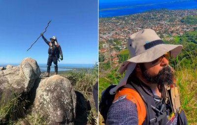 VÍDEO: Homem morre ao cair de cerca de 150 metros após subir em ponto de trilha para tirar foto