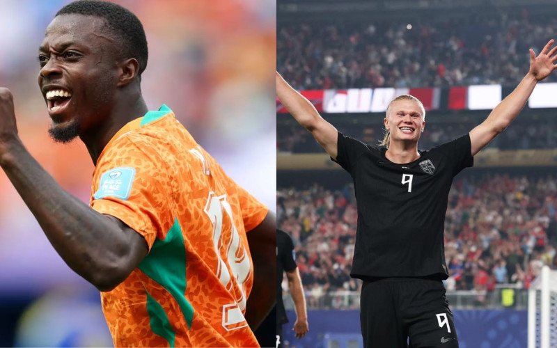 Pépé e Haaland são os artilheiros da Costa do Marfim e Noruega | abc+