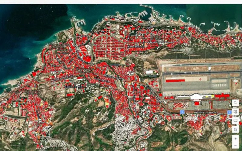 Locais em vermelho indicam edifícios danificados na Venezuela | abc+