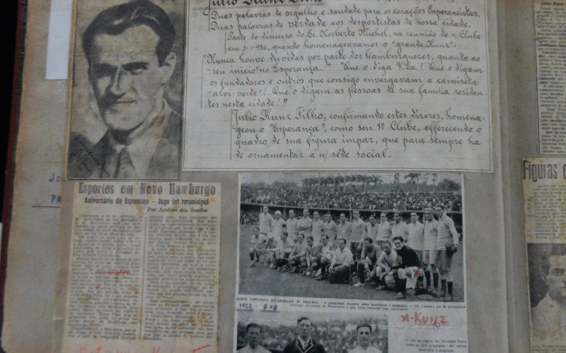 Registros históricos de Kunz no Esperança, de Novo Hamburgo