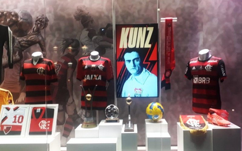 Kunz está eternizado no Museu do Flamengo