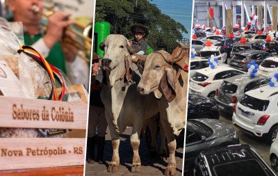 AONDE IR: Festas coloniais, atrações culturais e feirão de carros movimentam o fim de semana na região