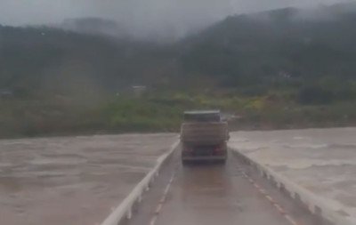 VÍDEO: Ponte sobre o Rio das Antas pode ser interditada a qualquer momento