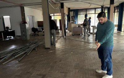 Obras na Biblioteca Vianna Moog entram na segunda fase