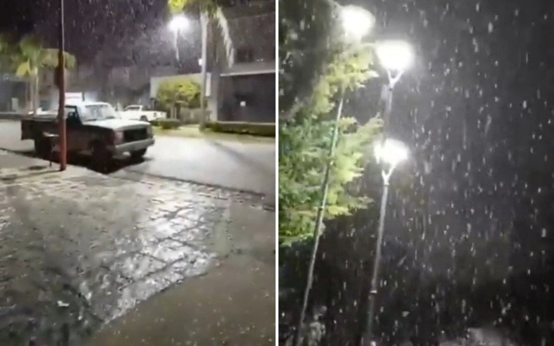 A região de Buenos Aires também registrou neve | abc+