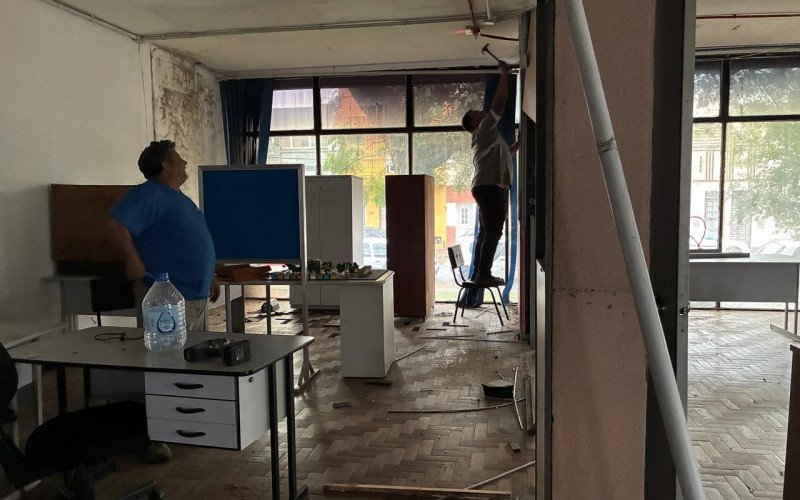 Obras Biblioteca Vianna Moog São Leopoldo