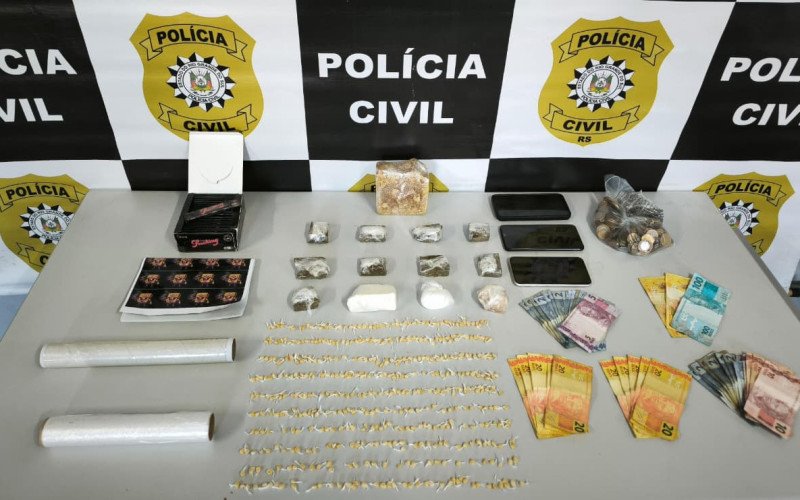 Apreensão de drogas na Campina, em São Leopoldo