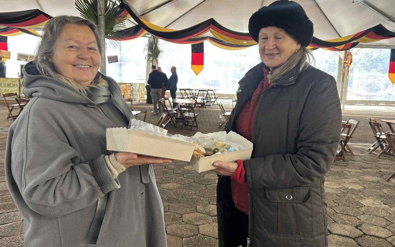 Amigas Teresinha e Ivani no 8º Café na Colônia de Morro Reuter | abc+