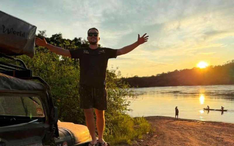 Sandro, de Nova Hartz, &eacute; marcado pela aventura e pela solidariedade