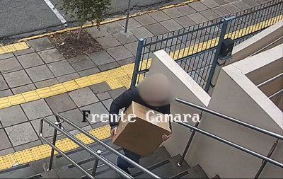 Ameaça contra vereadora: Câmeras mostram entrega de caixa com cachorro morto na Câmara de Novo Hamburgo