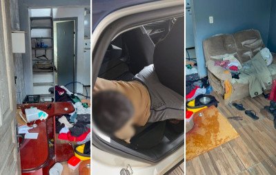 Surto, drogas e incêndio: Homem ateia fogo na casa da própria mãe no Vale do Sinos