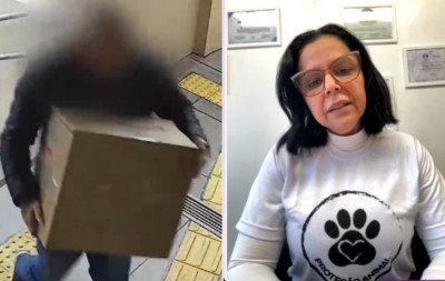 "É uma psicopata": Vereadora diz que sabe quem é a mulher que enviou caixa com cachorro morto