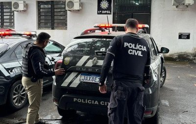 Pai e filho são presos em flagrante por tentativa de furto de fios e cabos no Centro da cidade em pleno meio-dia