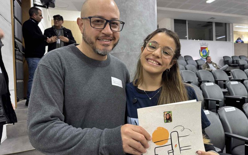 Isabelly com o pai | abc+