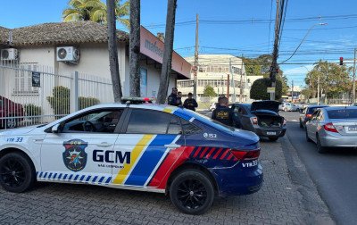 Veículo roubado é interceptado pela GCM no Centro de São Leopoldo