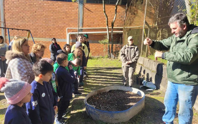 Projeto Hortênsia conclui primeira etapa com mais de 300 alunos envolvidos e plantio de 220 mudas em Gramado
