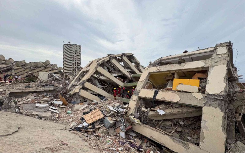 Cenário de destruição total na Venezuela