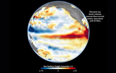 Chances do El Niño ser "muito forte" no final de 2026 chegam a 81%