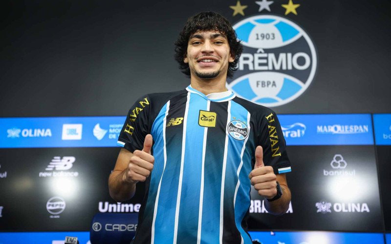 Atacante Matheus Nascimento foi apresentado nesta sexta-feira | abc+