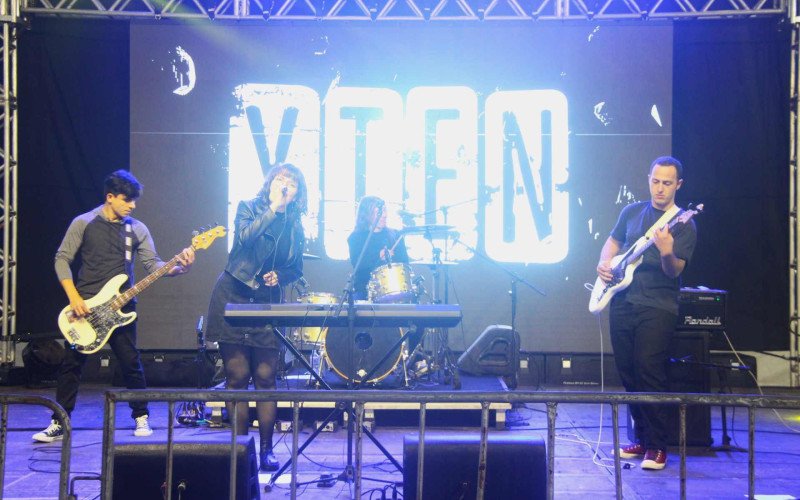 Banda Yten abriu a programação do 4º Sapiranga Rock Park