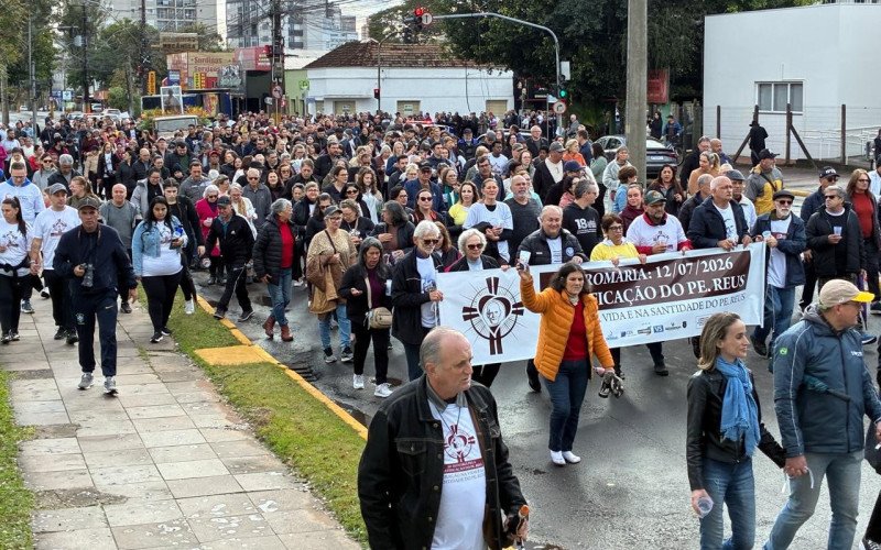 Organização estima que cerca de mil pessoas participaram da 20ª Romaria do Padre Reus
