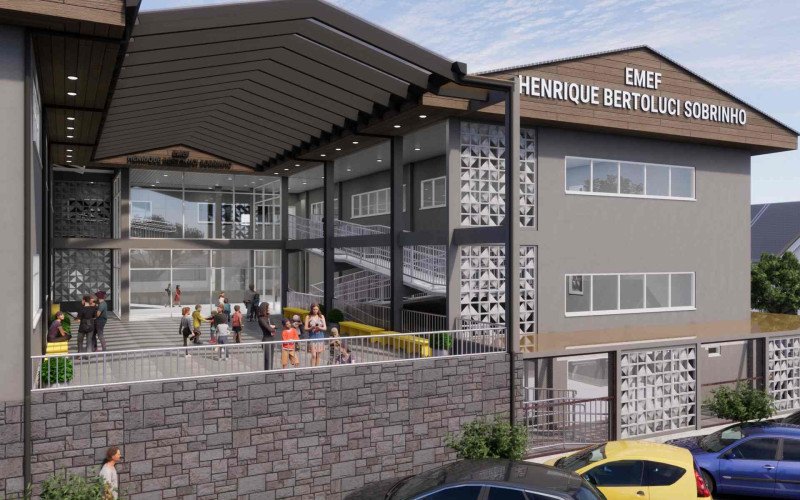 Escola Henrique Bertoluci Sobrinho passará por reforma e ampliação em Gramado