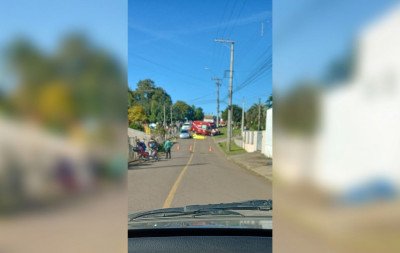 Queda fatal: Ciclista morre após se desequilibrar e colidir contra carro e ônibus em Bom Princípio