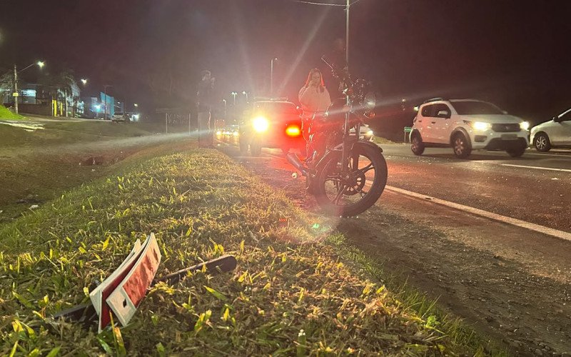 A motociclista, cuja idade não foi revelada, foi encaminhada ao Hospital Municipal de Novo Hamburgo para atendimento | abc+